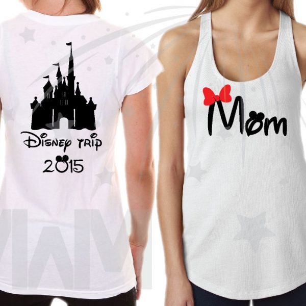 matching mom and daughter disney shirts