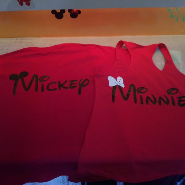 mickey and minnie mouse matching shirts