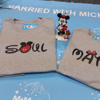 Personalized Soulmate Matching Couple Shirts, His Princess Her Prince, Disney Cinderella Castle Wedding Date International Women's day shirt