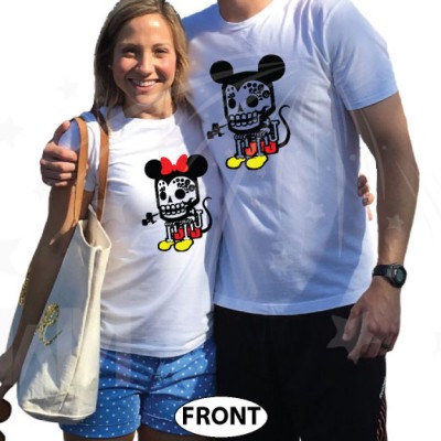 Mickey Minnie Mouse Robot Style Cool Shirts For Awesome Couple