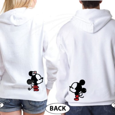 Little Mickey Minnie Mouse Cute Kiss Back Design Only