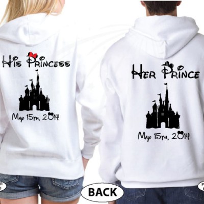 Soulmate His Princess Her Prince Disney Castle Custom Wedding Date