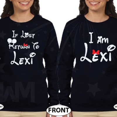LGBT Lesbian If Lost Return To (Enter Your Name) Awesome Couple Shirts