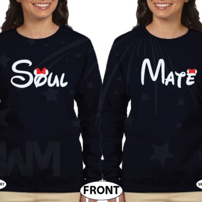 LGBT Lesbian Soul Mate Couple Shirts