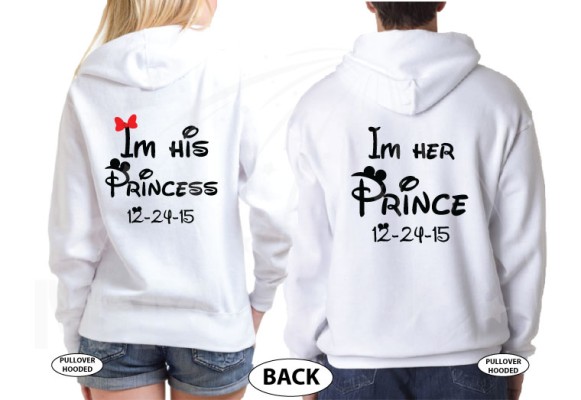 His Princess Her Prince Wedding Date With Initials