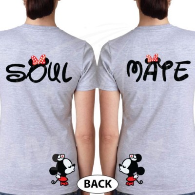 LGBT Lesbian Soul Mate She's Mine I'm Hers Minnie Mouse Kissing