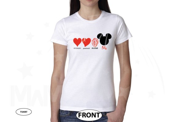 Optimist Pessimist Realist Me Love Mickey Mouse Addicted To Disney