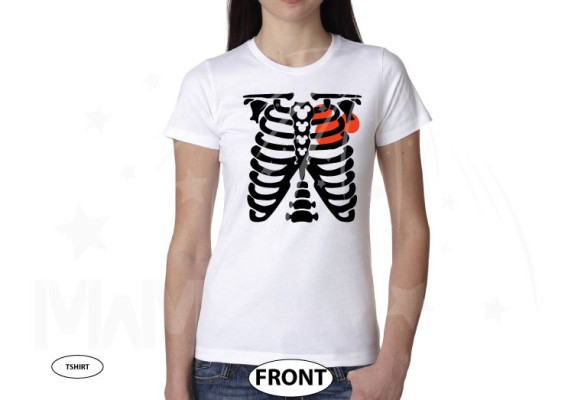 Skeleton Chest With Mickey Mouse Heart