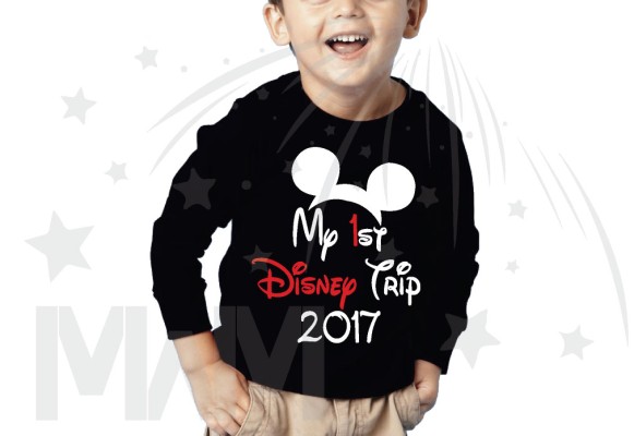 My 1st First Disney Trip 2017 Boy's Toddler Sizes Married With Mickey