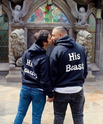 LGBT Gay His Beauty His Beast Matching Shirts