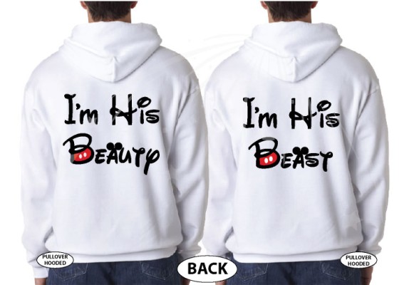 LGBT Gay I'm His Beauty I'm His Beast Matching Shirts