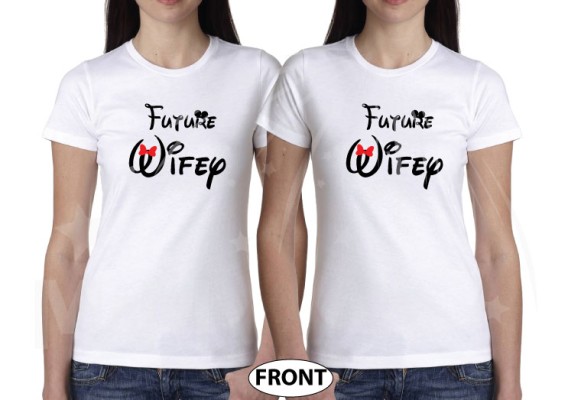 LGBT Lesbian Matching Shirts, Future Wifey