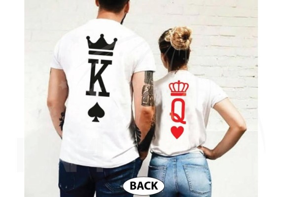 King and Queen, Cute Matching Shirts