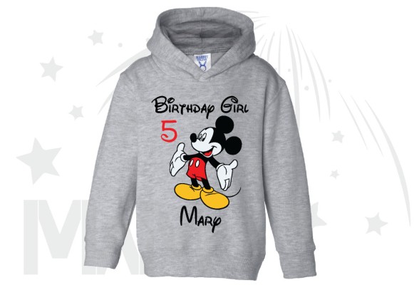 Birthday Boy (Girl), Mickey Mouse, Custom Name and Age