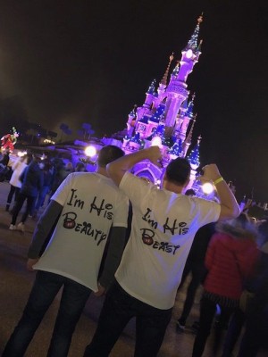 LGBT Gay I'm His Beauty I'm His Beast Matching Shirts