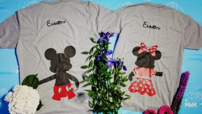 Mr and Mrs World's Cutest Matching Couple Shirts, Mickey Minnie Mouse Holding Hands, Disney Cute Couple, Married With Mickey TM