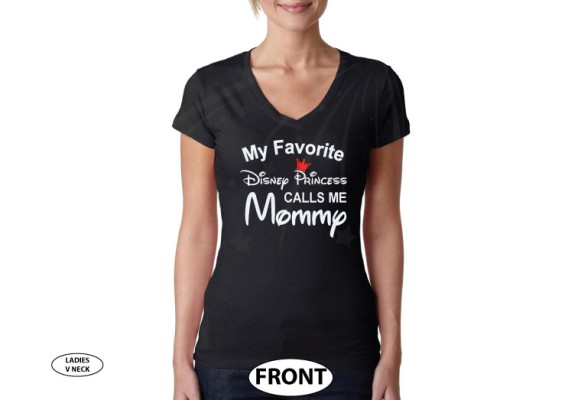 Disney Mom shirt perfect gift for her Minnie Mouse Mom My favorite Princess is my daughter calls me mommy tshirt cinderella queen tshirts a