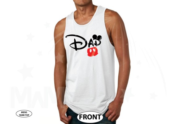 Dad t shirt Customized Disney for mens gift, Mickey Mouse ears and cute red pants, Disney World family vacation parent etsy store hoodie lol