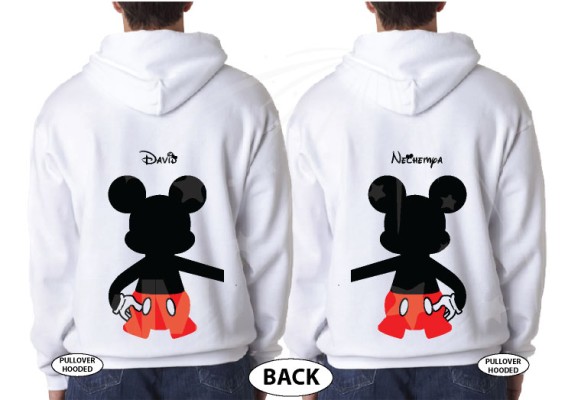 LGBT Couple I'm with Mickey Mouse holding hands big ears head awesome matching Gay sweaters gifts for him his birthday day  etsy store 5xl