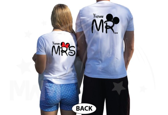 Cutest proposal shirts, I asked She said Yes! with awesome diamond ring Mickey and Minnie Mouse hands Disney inspired for future Mr Mrs etsy