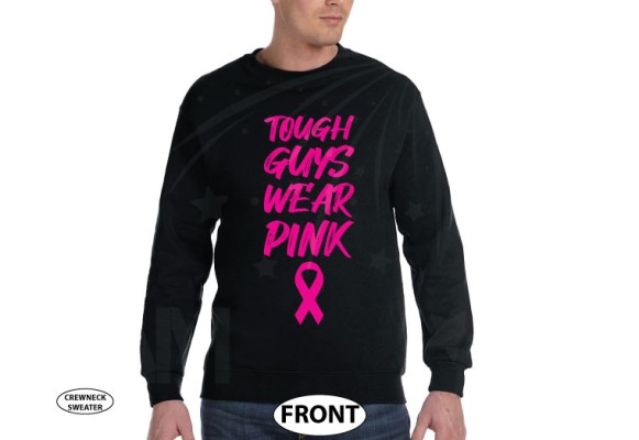 tough guys wear pink breast cancer awareness