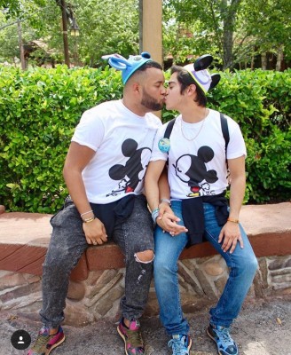 LGBT Gay Kissing Mickey Mouse, I'm His Goofy, I'm His Mickey