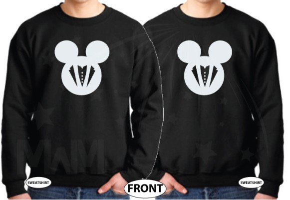 LGBT gay matching apparel for Groom with custom text (date/names)