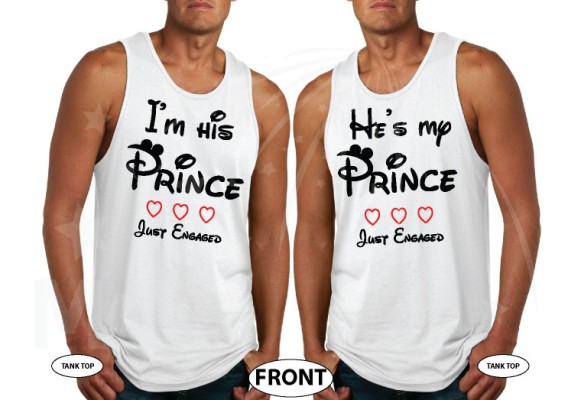500563 LGBT Gay I'm His Prince He's My Prince Mickey Mouse With Custom Names.ai