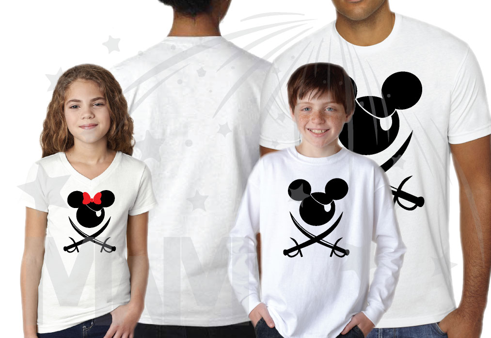 mickey mouse pirate shirt
