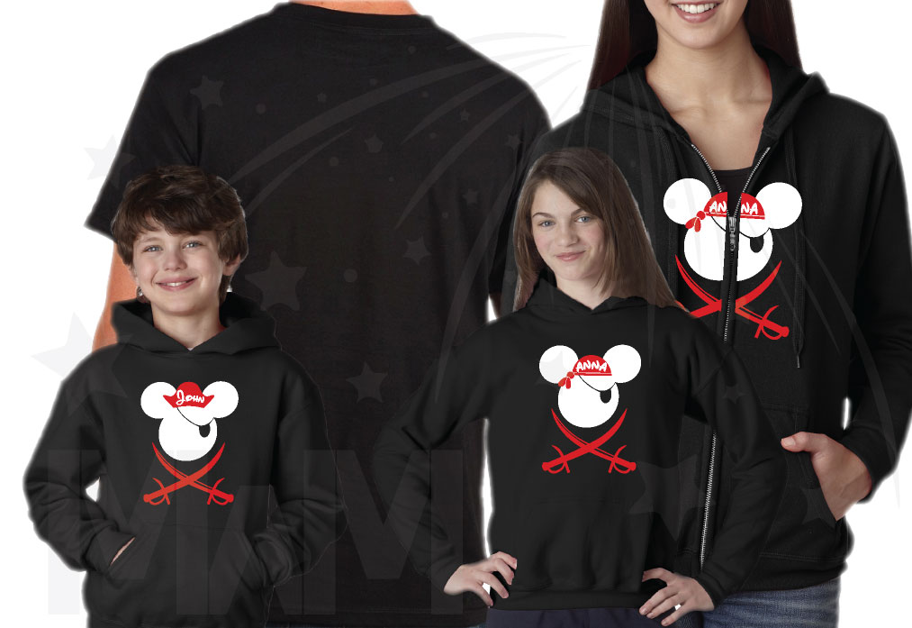 mickey mouse pirate shirt