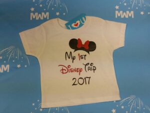 My 1st First Disney Trip 2017 Girl's Design Toddler Sizes Married With Mickey