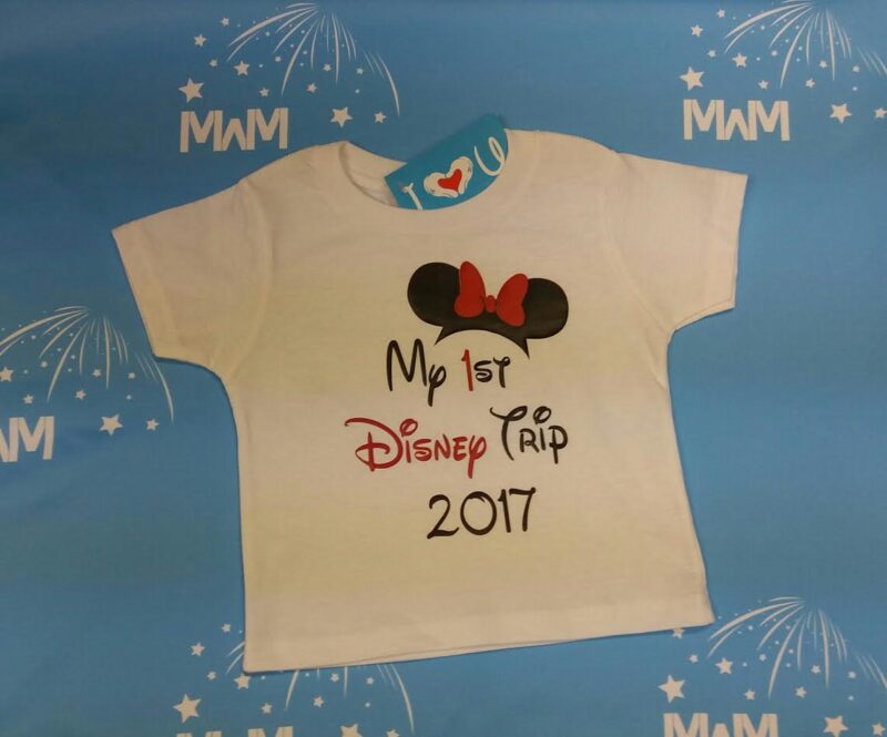 My 1st First Disney Trip 2017 Girl's Design Toddler Sizes Married With Mickey