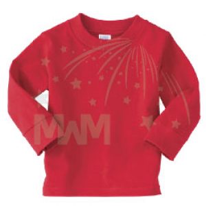 married with mickey toddler red Rabbit Skins long sleeve tshirt