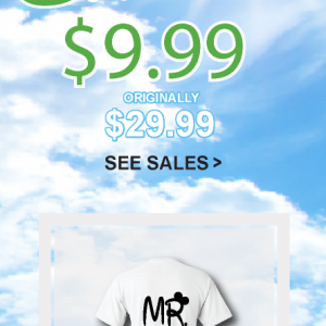 last chance sales married with mickey matching couple shirts