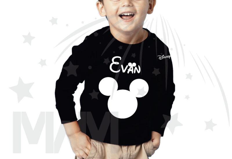 Disney Minnie Mouse Red Polka Dot Cute Bow Or Mickey Mouse Head Shirt With Custom Name married with mickey black sweater