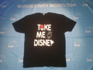 Take Me To Disney married with mickey black shirt