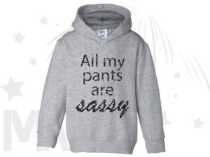 All My Pants Are Sassy Silver or Black Glitter Graphics Toddler Sizes Funny married with mickey grey hoodie