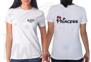 Cutest Disney Matching Family Honeymoon Shirts, custom names and date on Mr Mrs and Princess Disneymoon, married with mickey, white ladies t shirt