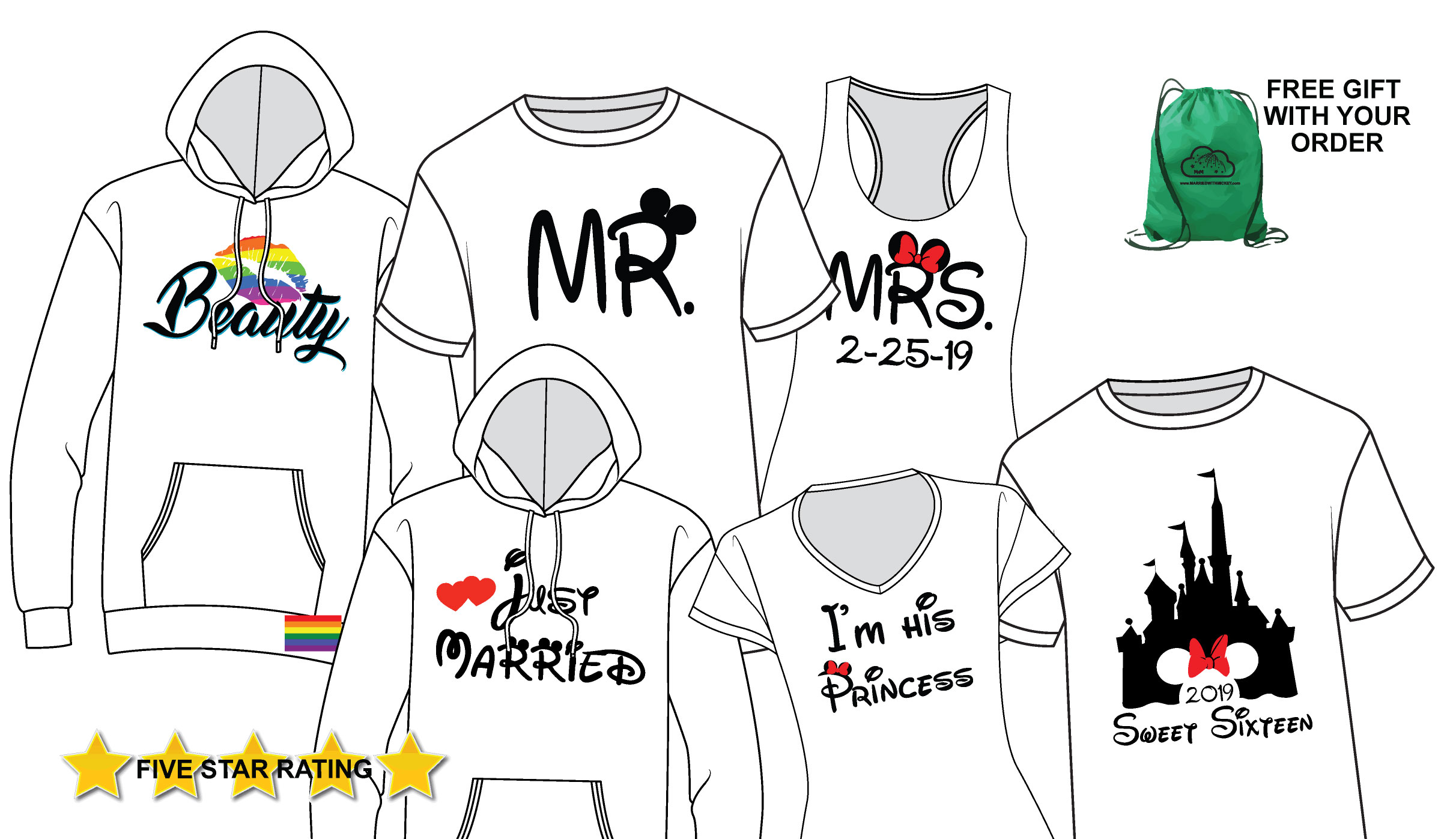 gay disney couple shirts