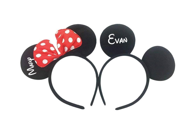 Personalised Matching Family Disney Trip Minnie Mouse Ears 
