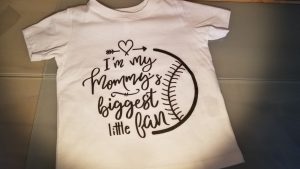 I'm my mommy's biggest fan, married with mickey, white toddler t-shirt
