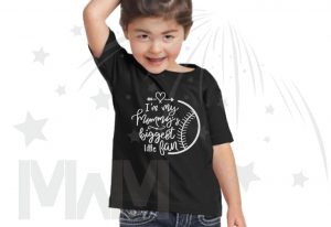 I'm my mommy's biggest fan, married with mickey, black toddler t-shirt