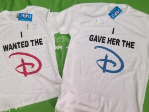 I wanted the D I gave her the D funny matching couple shirts, married with mickey tee, etsy, white matching t-shirts