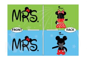 Great gift idea for anniversary LGBTQ Lesbian matching couple shirts future Mrs with Mickey and Minnie Mouse with cute red bow holding hands, married with mickey