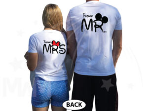Cutest proposal shirts, I asked She said Yes! with awesome diamond ring Mickey and Minnie Mouse hands Disney inspired for future Mr Mrs etsy, married with mickey, matching white tees