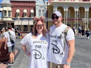 I wanted the D I gave her the D She wants the D I got the D Disney inspired funny matching cool couple shirts apparel married with mickey, married with mickey, white unisex t-shirts
