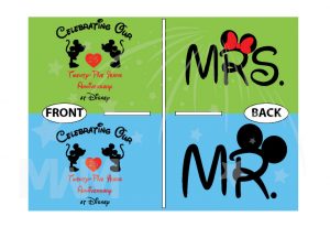 Cute matching couple shirts Celebrating Our Anniversary at Mickey Minnie Mouse Kissing for Mr and Mrs with custom date 5XL sweaters, married with mickey